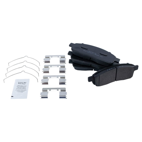 TRQ Front Premium Posi metallic Brake Pad Kit for F150 Mark LT Pickup Truck BFA73705 Fits select: 2004-2008 FORD F150, 2006-2008 LINCOLN MARK LT