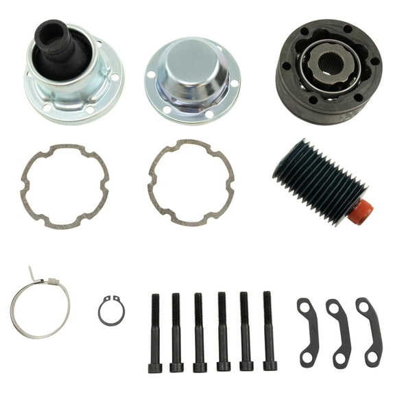 TRQ Front Prop Drive Shaft Rear High Speed CV Joint Repair Kit for Nitro Liberty CRA86193