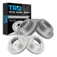 thumbnail image 1 of TRQ Front & Rear Brake Coated Rotor Kit of 4 Fits Select GM Van Pickup Truck, 1 of 5