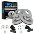 thumbnail image 1 of TRQ Front and Rear Brake Pad & Rotor Kit Brake Pads Brake Rotor Ceramic Fits Select 2006-2008 Hyundai Sonata 2005-2009 Tucson 2006-2010 Kia Optima 2005-2010 Sportage, 1 of 7