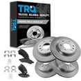 thumbnail image 1 of TRQ Front and Rear Brake Pad & Rotor Kit Brake Pads Brake Rotor Ceramic Fits Select 2008-2017 Buick Enclave 2009-2017 Chevrolet Traverse 2007-2016 GMC Acadia 2007-2010 Saturn Outlook, 1 of 5