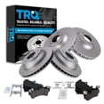 thumbnail image 1 of TRQ Front and Rear Brake Pad & Rotor Kit Brake Pads Brake Rotor Ceramic Premium G-Coated Fits Select 2007-2015 Audi Q7 2003-2010 Porsche Cayenne 2004-2008 Volkswagen Touareg, 1 of 6