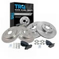 thumbnail image 1 of TRQ Front and Rear Brake Pad & Rotor Kit Brake Pads Brake Rotor Semi-Metallic Fits Select 2009-2010 Pontiac Vibe 2014-2019 Toyota Corolla 2009-2013 Matrix, 1 of 6