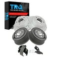 thumbnail image 1 of TRQ Front & Rear Brake Pad & Rotor Kit Premium G-Coated Semi-Metallic Performance Fits 1990-1999 Jeep Cherokee 1990-1992 Comanche 1990 Wagoneer Wrangler, 1 of 5