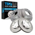 thumbnail image 1 of TRQ Front & Rear Brake Rotors Set Fits Select 2001-2005 Chrysler Sebring Dodge Stratus 2003-2005 Mitsubishi Eclipse 2000-2003 Galant 2004-2006 Lancer 2004 Outlander, 1 of 6