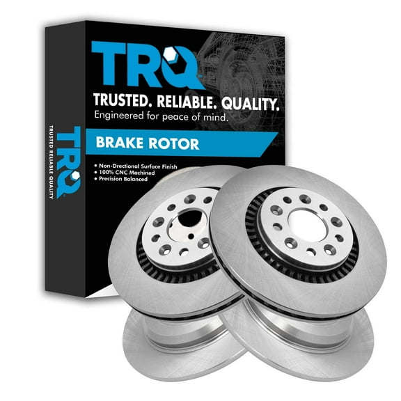 TRQ Front & Rear Brake Rotors Set Fits Select 2005-2007 Ford Five Hundred Freestyle 2008-2009 Taurus Taurus X Mercury Montego Sable
