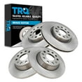 thumbnail image 1 of TRQ Front and Rear Brake Rotors Set Fits Select 2009-2013 Audi A3 A3 Quattro 2015 Q3 Q3 Quattro 2009-2017 Volkswagen CC 2009-2011 Eos 2010 Jetta 2009-2010 Passat Tiguan 2017-2018 Tiguan Limited, 1 of 7