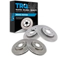 thumbnail image 1 of TRQ Front and Rear Brake Rotors Set Fits Select 2012-2016 Chrysler Town & Country 2011-2020 Dodge Grand Caravan 2012-2020 Journey 2012-2015 Ram C/V 2012-2014 Volkswagen Routan, 1 of 6