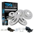 thumbnail image 1 of TRQ Front & Rear Ceramic Brake Pad & Coated Rotor Kit w/Chemicals for Ford Focus BKA23069, 1 of 6