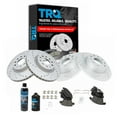 thumbnail image 1 of TRQ Front & Rear Ceramic Brake Pad & Performance Rotor Kit w/Fluids BKA21962 Fits select: 2012-2014 VOLKSWAGEN PASSAT, 1 of 8
