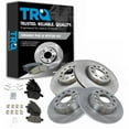 thumbnail image 1 of TRQ Front & Rear Ceramic Brake Pad & Rotor Kit Fits Select 11-14 Volkswagen Jetta GTI, 1 of 5