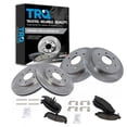 thumbnail image 1 of TRQ Front & Rear Ceramic Brake Pad & Rotor Kit for Nissan Armada Titan QX56 BKA11650 Fits select: 2004-2005 INFINITI QX56, 1 of 8