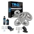 thumbnail image 1 of TRQ Front & Rear Ceramic Brake Pad & Rotor Kit w/Chemicals for Honda BKA16721, 1 of 6