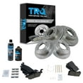 thumbnail image 1 of TRQ Front & Rear Ceramic Brake Pad & Rotor Kit w/Chemicals for Hummer Truck SUV BKA17699 Fits select: 2006-2010 HUMMER H3, 2009-2010 HUMMER H3T, 1 of 6