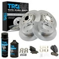 thumbnail image 1 of TRQ Front & Rear Ceramic Brake Pad & Rotor Kit w/Chemicals for Sonata Optima BKA18237, 1 of 6