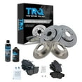 thumbnail image 1 of TRQ Front & Rear Ceramic Brake Pad & Rotor Kit w/Chemicals for Volvo S40 V40 BKA18318, 1 of 6
