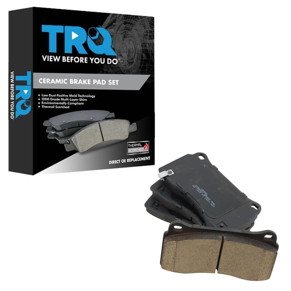 TRQ Front Rear Ceramic Brake Pads Fits 2003-2017 Dodge Viper BFA19090