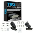 thumbnail image 1 of TRQ Front & Rear Ceramic Disc Brake Pad Set for Chevy Pontiac Olds New BFA13059 Fits select: 1999-2005 PONTIAC GRAND AM, 1999-2004 OLDSMOBILE ALERO, 1 of 4