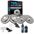 thumbnail image 1 of TRQ Front & Rear Ceramic Disc Brake Pads & Rotors Kit w/Fluids for Cadillac CTS BKA18614, 1 of 6