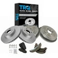 thumbnail image 1 of TRQ Front & Rear Ceramic Pad Coated Rotor Drum & Brake Shoe Kit for Yaris BKA23648 Fits select: 2007-2011,2012-2015 TOYOTA YARIS, 1 of 8