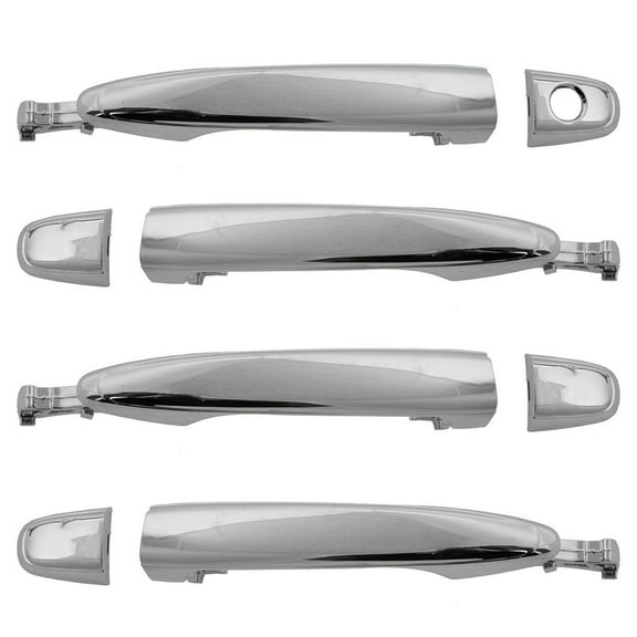 TRQ Front & Rear Chrome Door Handle Kit Set of 4 for Toyota Sienna New DHA30307