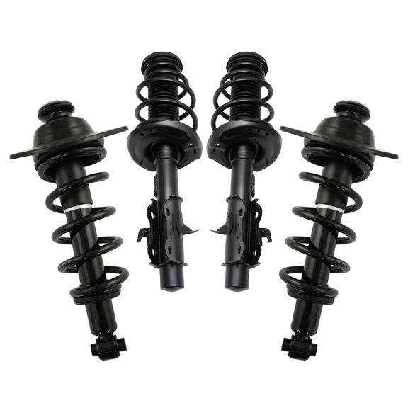 TRQ Front and Rear Complete Strut Assembly & Shock Absorber Kit Complete Strut & Coil Spring Assembly Shock & Spring Strut Assembly Fits Select 2013-2015 Chevrolet Camaro