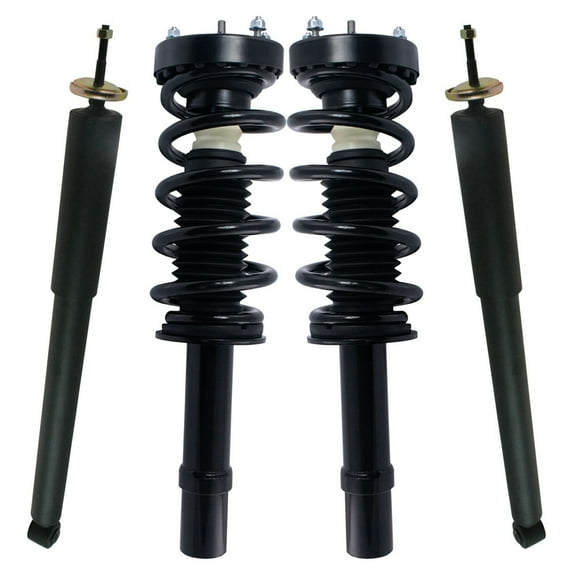 TRQ Front Rear Complete Strut Spring Assembly Shock Absorber Kit for Charger AWD SKA71054