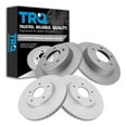 thumbnail image 1 of TRQ Front & Rear Disc Brake Coated Rotor Kit Fits Select Elantra Veloster Forte Soul, 1 of 7