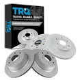 thumbnail image 1 of TRQ Front & Rear Disc Brake Coated Rotor Kit of 4 Fits Select GM SUV Pickup Truck, 1 of 7