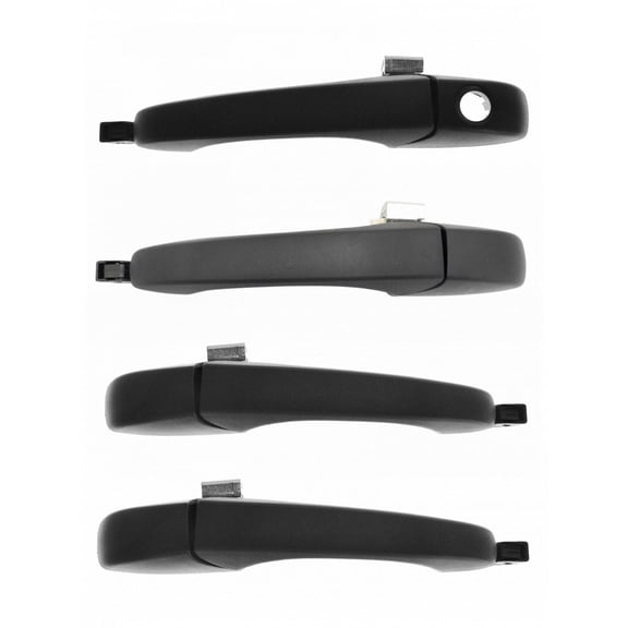 TRQ Front & Rear Door Handle Set w/ LH lock Provision Textured for Chrysler DHA65776 Fits select: 2011-2014 CHRYSLER 200, 2009-2015 DODGE JOURNEY