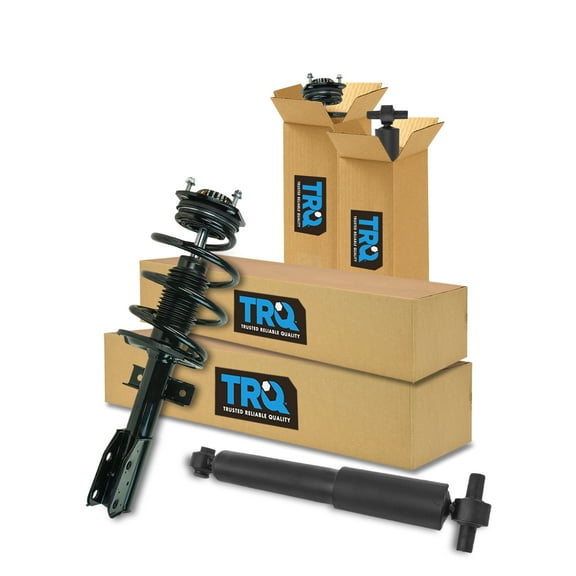 TRQ Front & Rear Loaded Complete Strut Assembly Shock Absorber Kit 4pc Fits Select Acadia