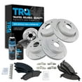thumbnail image 1 of TRQ Front & Rear Metallic Brake Pad & Performance Rotor Kit for Chrysler Dodge BKA21902, 1 of 8
