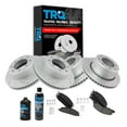 thumbnail image 1 of TRQ Front Rear Performance & Brake Rotor & Ceramic Pad Kit w/Chemicals BKA15396 Fits select: 2009-2010 DODGE RAM 2500, 2009-2010 DODGE RAM 3500, 1 of 6