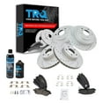 thumbnail image 1 of TRQ Front & Rear Performance Rotor & Metallic Brake Pad Kit w/Chemicals BKA16105 Fits select: 1997-1999 SUBARU LEGACY, 1 of 6