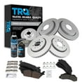 thumbnail image 1 of TRQ Front & Rear Premium Ceramic Brake Pad & Coated Rotor Kit w/Fluids for F150 BKA23168 Fits select: 2015-2017 FORD F150, 1 of 6