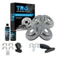 thumbnail image 1 of TRQ Front & Rear Premium Metallic Brake Pad & Rotor Kit w/Chemicals for Chrysler BKA16814, 1 of 6