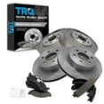 thumbnail image 1 of TRQ Front Rear Premium Posi Ceramic Brake Pad Shoe Rotor Drum Kit for Dodge BKA10453 Fits select: 2000-2002 DODGE DAKOTA, 2000-2002 DODGE DURANGO, 1 of 6
