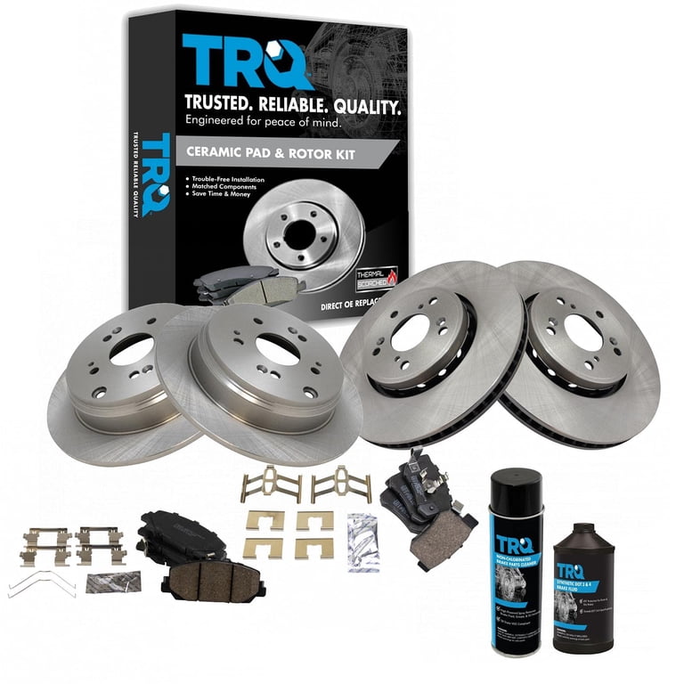 4x4 Posi-Lok Rear Car & Truck Lift Kits & Parts TRQ Front Premium Posi Ceramic Pad Rotor & Hardware Kit Fits Select GM Truck SUV ATE/Premium One Ceramic Pad Other Car