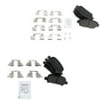 thumbnail image 1 of TRQ Front & Rear Premium Posi Semi-Metallic Brake Pad Set for Toyota Sienna BFA14332, 1 of 4