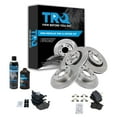 thumbnail image 1 of TRQ Front & Rear Semi Metallic Brake Pad & Rotor Kit w/Fluids for VW Jetta Golf BKA16076 Fits select: 1998-2002 VOLKSWAGEN NEW BEETLE, 1999 VOLKSWAGEN JETTA, 1 of 6