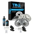 thumbnail image 1 of TRQ Front & Rear Semi-Metallic Brake Pad & Rotor Kit w/Fluids for Toyota Avalon BKA17723, 1 of 6