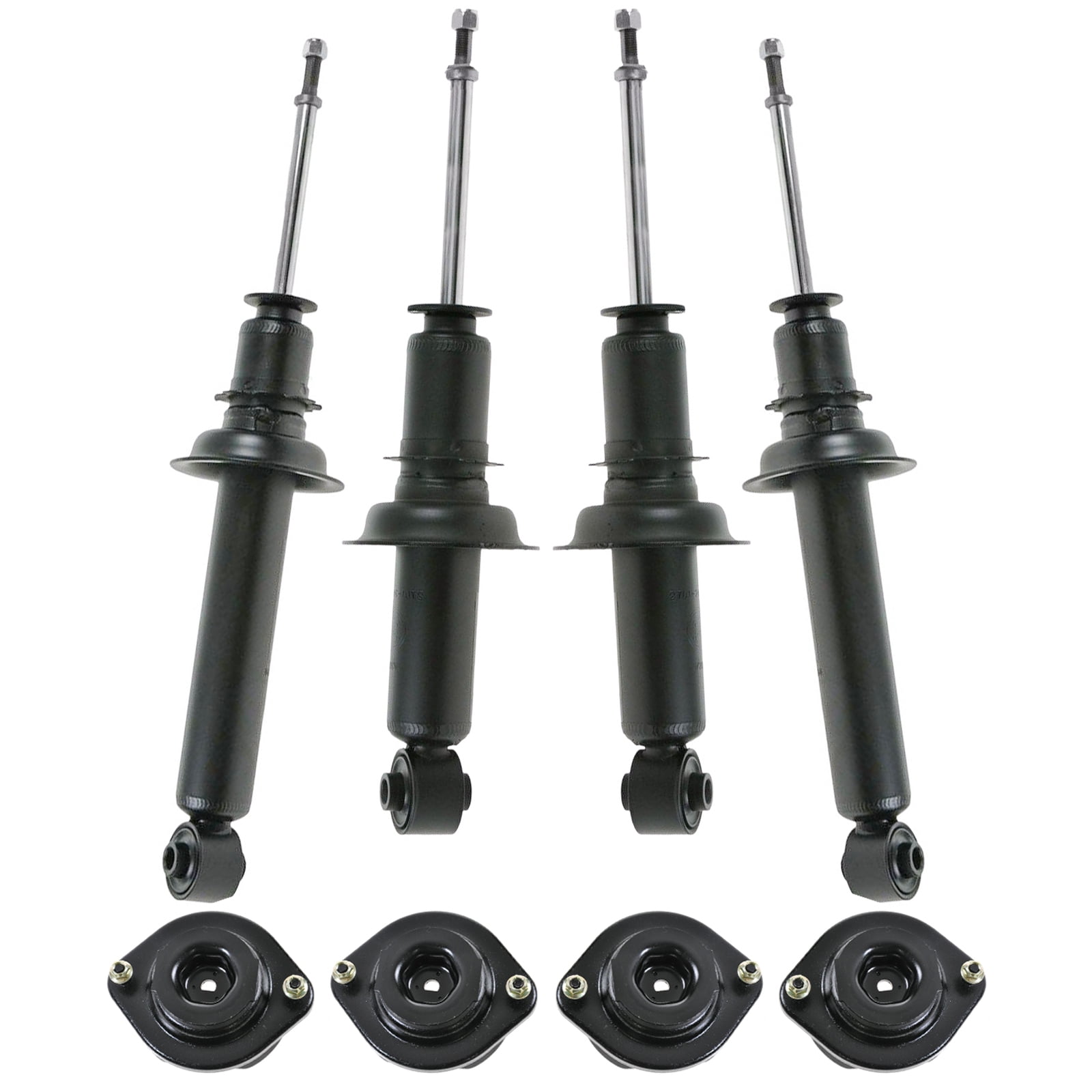 TRQ Front Rear Shock Strut Assembly Upper Mount Kit Set 8pc for Miata ...