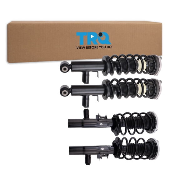 TRQ Front & Rear Strut & Spring Assembly Set Fits 2011-2017 BMW X3 2015-2018 X4