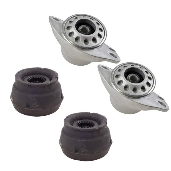 TRQ Front & Rear Upper Strut Mount Set Fits Select 2000-2006 Audi TT 1998-2010 Volkswagen Beetle 2000-2005 Golf Jetta