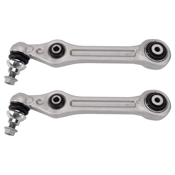 TRQ Front Rearward Lower Driver and Passenger Side Control Arm and Ball Joint Set 2 Piece Fits 15-21 Mercedes-Benz C300 AWD Air Ride Suspension 22 C300 Convertible AWD Air Ride Suspension