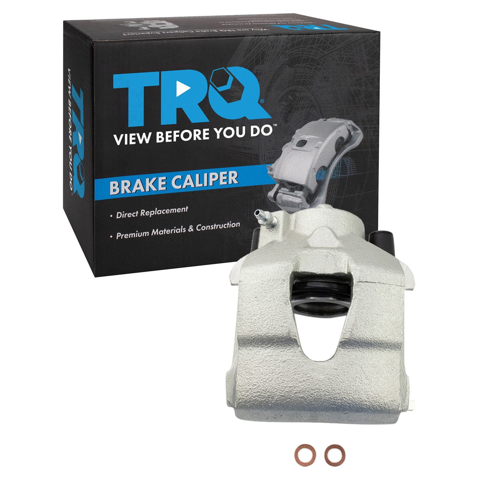 TRQ Front Right Brake Caliper Compatible with 10-17 Ford Expedition 10-11 F-150 09-17 Navigator 並行輸入品 : TRQ Front Right Brake Caliper w&frasl;Bracket Passenger Side