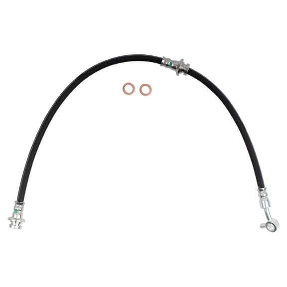 TRQ Front Right Brake Hose Passenger Side Fits 2009-2014 Nissan Cube 2007-2012 Versa