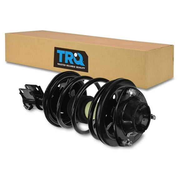 TRQ Front Right Complete Strut & Coil Spring Assembly Passenger Side Fits Select 2001-2005 Chrysler Sebring Dodge Stratus 2000-2005 Mitsubishi Eclipse