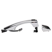 TRQ Front Passenger Side Exterior Door Handle Keyless Entry without Keyhole Chrome Fits 2013-18 Hyundai Santa Fe 2013-18 Santa Fe Sport 2019 XL