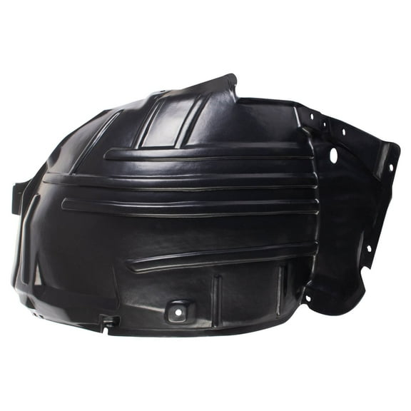 TRQ Front Right Forward Inner Fender Liner Black Passenger Side Fits Select 2008-2010 INFINITI M35 M45 IN1249121